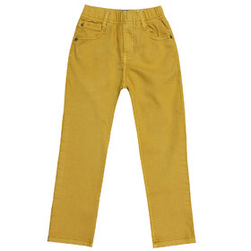 Детски панталон жълт с ластик