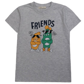 Детска тениска сива очила Friends