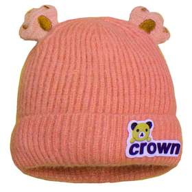 Детска шапка оранжева Crown
