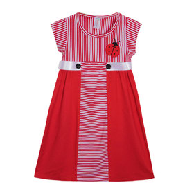  Детска рокля червена Кали
