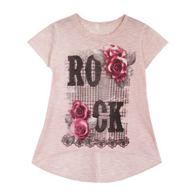 Детска туникка розова рози ROCK