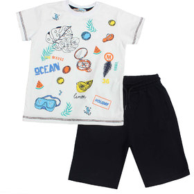 Детски комплект бял листа Okean