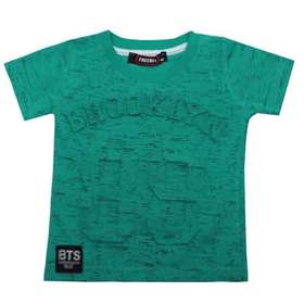 Бебешка тениска Бруклин зелена 89