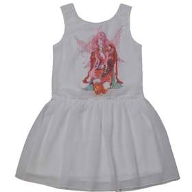 Детска рокля бяла Фея