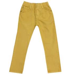 Детски панталон жълт с ластик