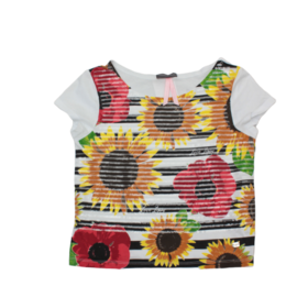 Детска тениска слънчогледи