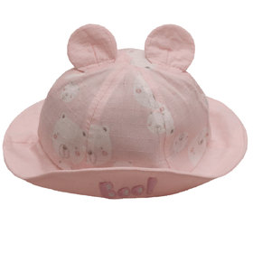 Детска шапка розова ушички Boo!