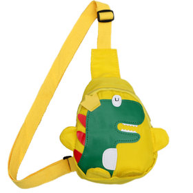 Детска чанта дино жълта