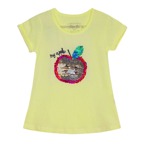 Детска тениска жълта ябълка