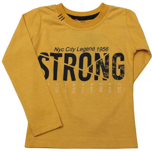 Детска блуза жълта STRONG 10-16г.